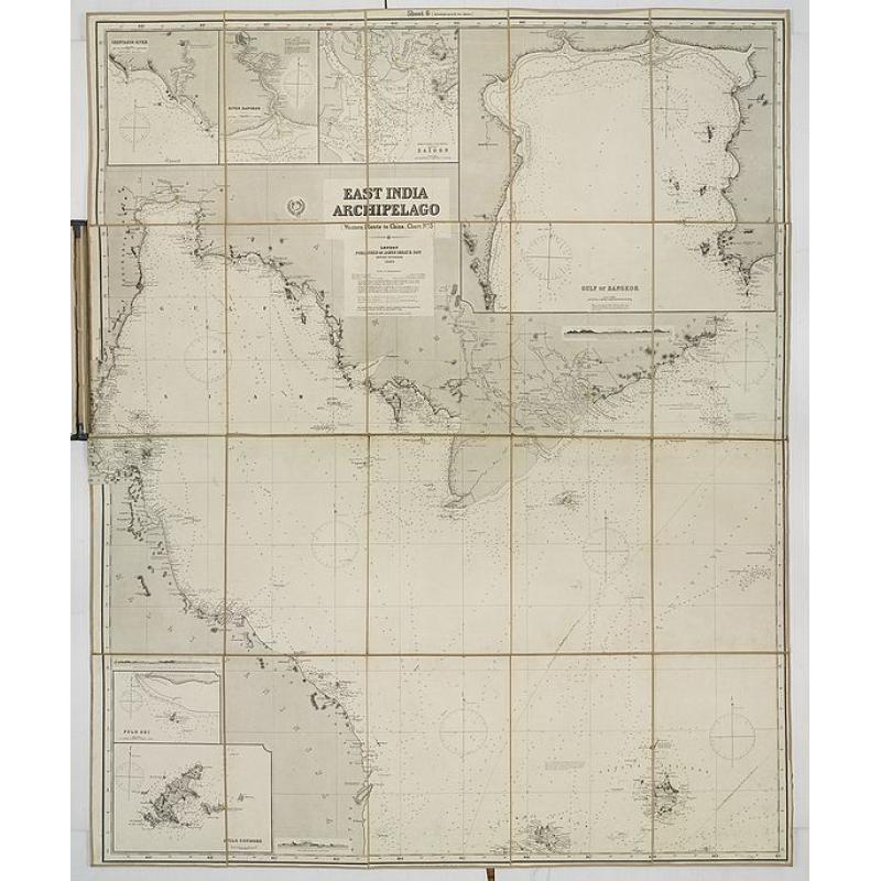East India archipelago Western route to China, chart No.3.