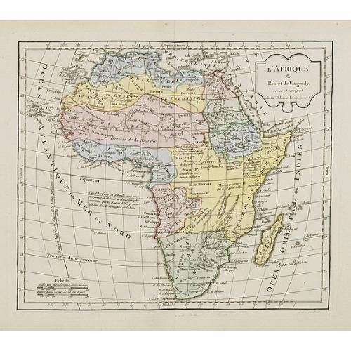 Old map image download for L'Afrique.
