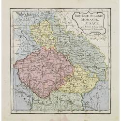 Bohême, Silésie, Moravie, Lusace.