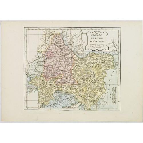 Old map image download for Cercles de Baviere et d'Autriche.