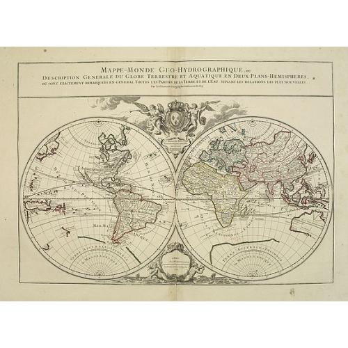 Old map image download for Mappe-Monde Geo-Hydrographique, ou Description Générale. . .