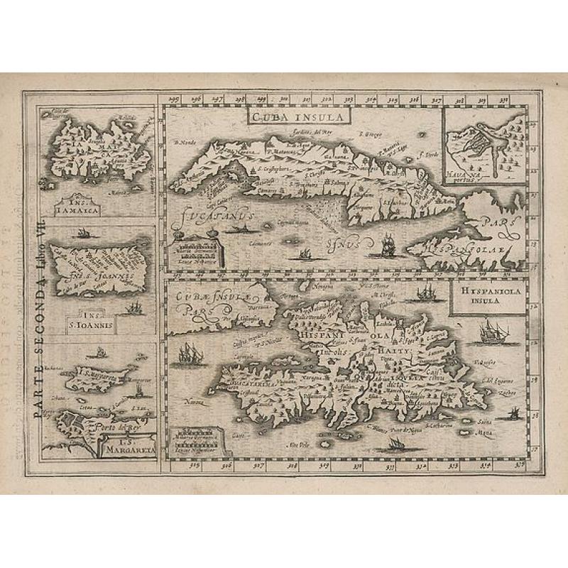 Cuba Insula. Hispaniola.