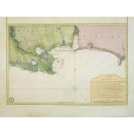 Carte d'une Partie des Cotes de la Floride et de la Louisiane, Contenant le Cours du Mississipi...