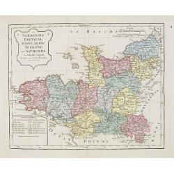 Normandie, Bretagne, Maine, Anjou, Tourraine, et Saumurois.