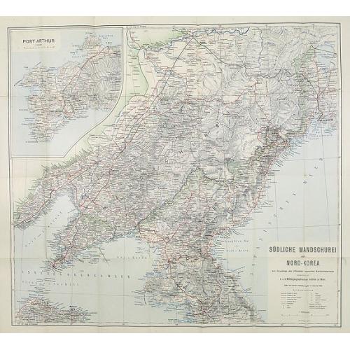 Old map image download for Nord-Korea Auf grundlage des offiziellen russischen kartenmateriales ausgeführt im k.u.k. miltärgeographischen institute zu Wien. . .