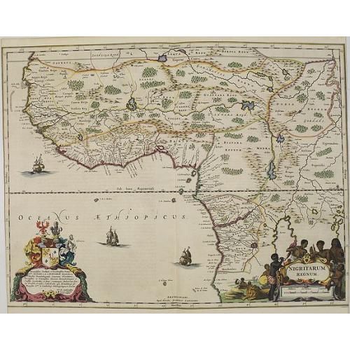 Old map image download for Nigritarum regnum.
