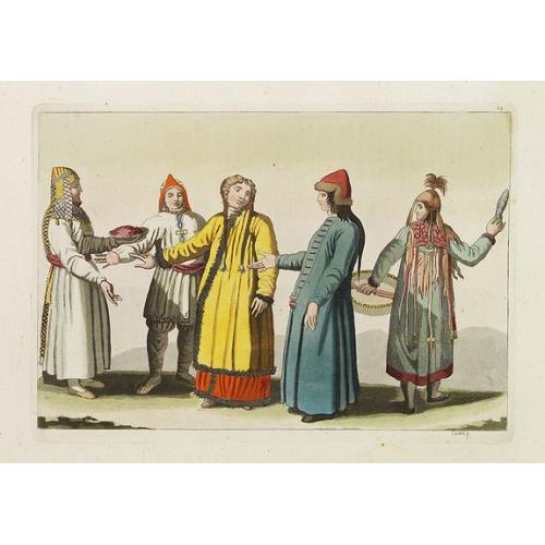 Old map image download for [ Barabinsks in their traditional dress ].