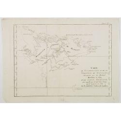 Carte de Maidenland ou de la Virginie de Hawkins, Découverte par Sir Richard Hawkins en 1574, et du Canal Falkland . . . [Tome I Pl.7.]
