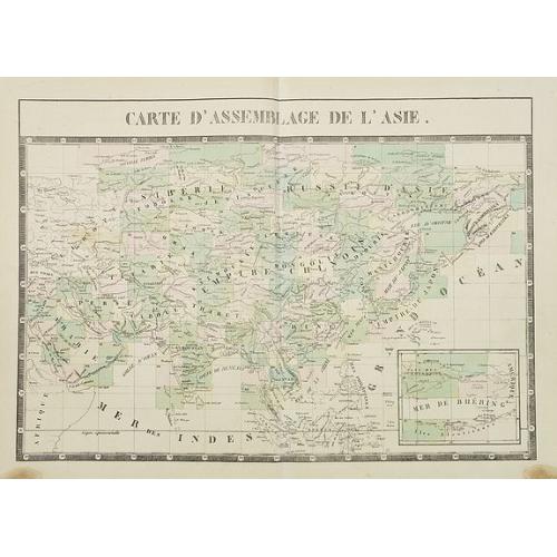 Old map image download for Carte d'assemblage de L'Asie.