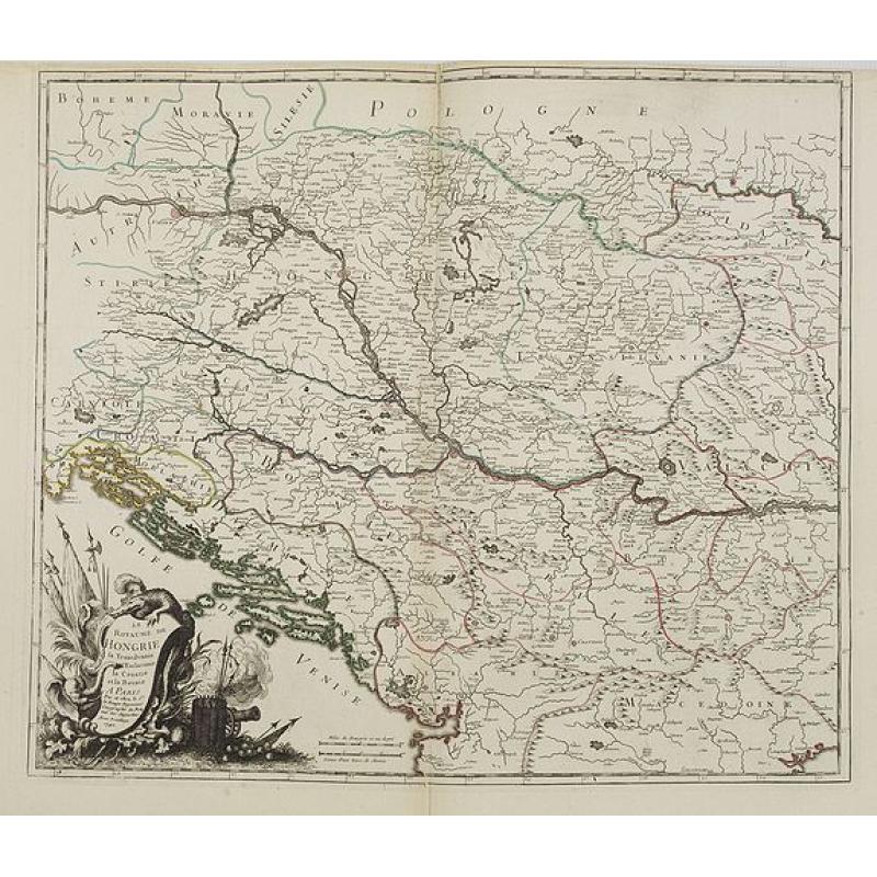 Le Royaume de Hongrie la Transilvanie L'Esclavonie la Croatie et la Bosnie.