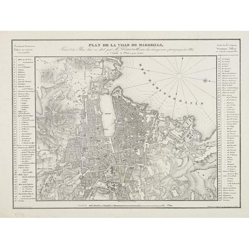 Plan de Marseille.