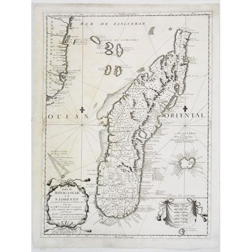 Isola di Madagascar o di S. Lorenzo Scoperta dà Portoghesi nell anno 1506. . .