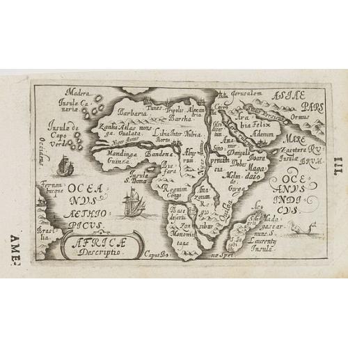 Old map image download for Africa Descriptio.