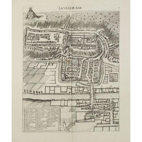 Old map image download for La ville de Bar.