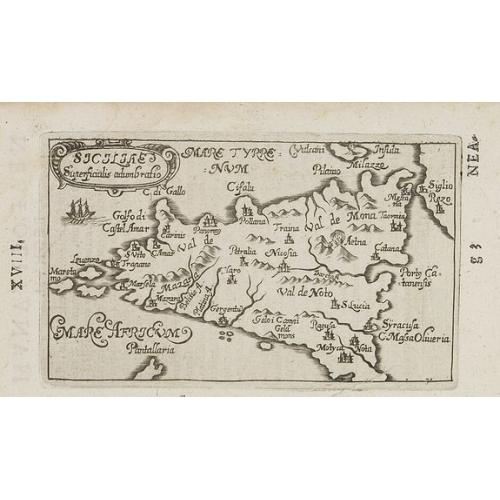 Old map image download for Siciliae. . .