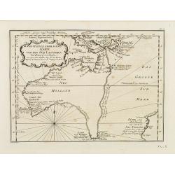 Ins Kleine Gebrachte Karte von den Sud-Laendern zur Histoire der Reisen. [Australia]
