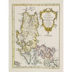 Carte des Isles Philippines, Dressée sur la carte Espagnole . . . 1re Feuille. . .