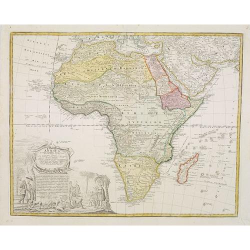 Old map image download for Africa Secundum legitimas Projectionis Stereographicae regul..
