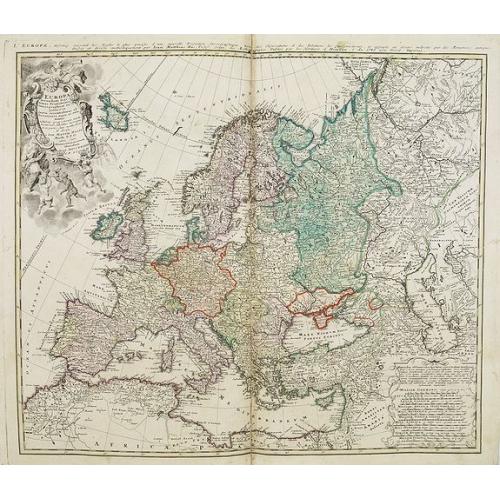 Old map image download for Europa Secundum Legitimas Projectionis Stereographicae Regulas et juxta recentissimas observationes. . .