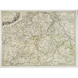 La partie Meridionale des Pays-Bas, Connue sous le nom de FLANDRE divisée en plusieurs Provinces. . .