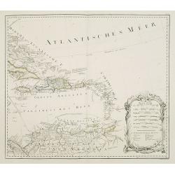 [General map of the North American Caribbean Islands].