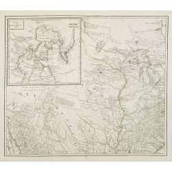 [Map of North West America with Great Lakes region.]