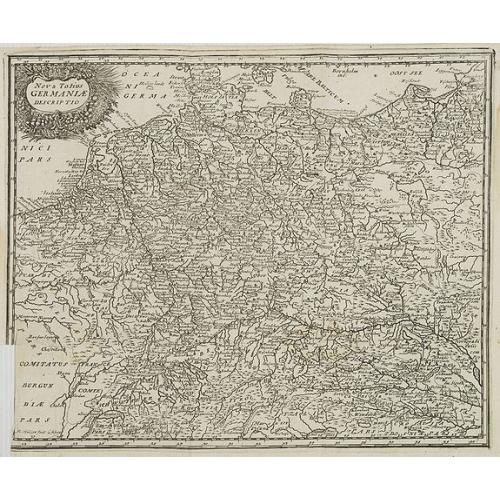 Old map image download for Nova Totius Germaniae descriptio. . .