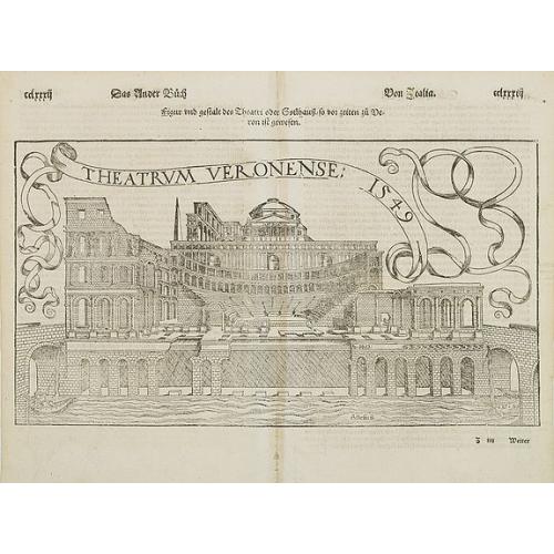 Old map image download for Theatrum Veronese 1549.