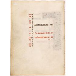 A manuscript leaf from a Book of Hours. (Calendar month of March)