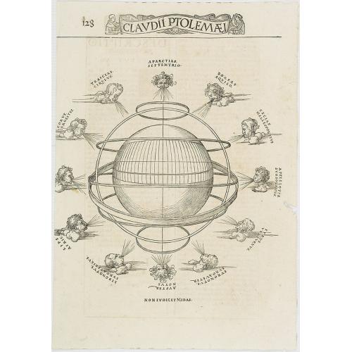Old map image download for [Armillary Sphere with Windheads]