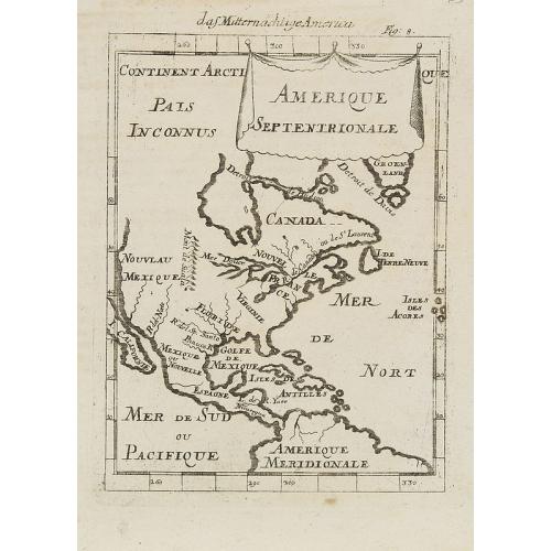 Old map image download for Amerique Septentrionale.