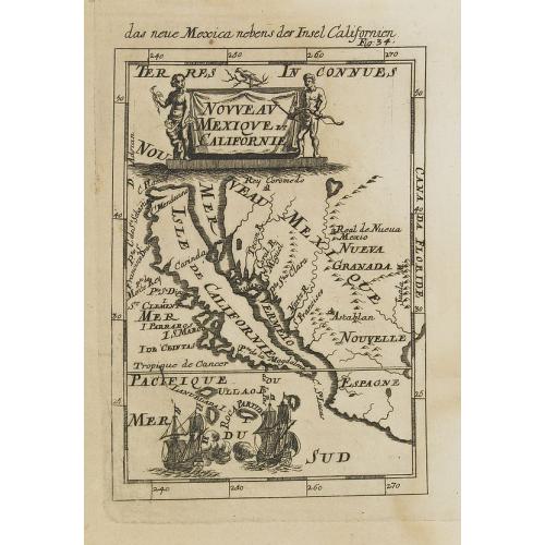 Old map image download for Nouveau Mexique et Californie.