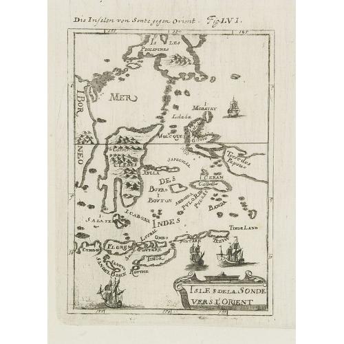 Old map image download for Isle de la Sonde vers L\'Orient. [Moluccan Islands]