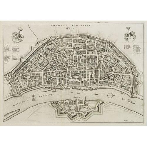 Old map image download for Colonia Agrippa.