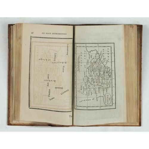 Old map image download for A new and easy introduction to universal geography: In a series of letters to a youth at school. . . The ninth edition, improved and considerably enlarged.