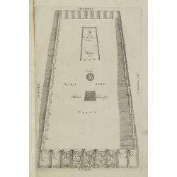[Closeup plan of the structure of a tabernacle].