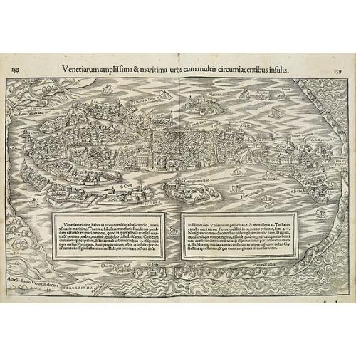 Venetiarum amplissima & maritima urbs cum multis circumiacentibus insulis.
