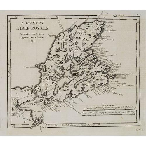 Old map image download for Karte von L'Isle Royale. . . . N°15.