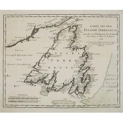 Karte von dem Eylande Terre-Neuve. N°6.