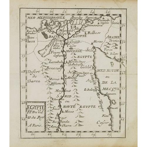 Old map image download for Egypte.