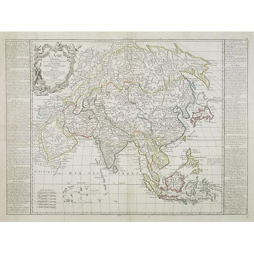Old map image download for L'ASIE Divisée en ses Grandes Régions et Empires Subdivisée en ses Principaux Etats. . .