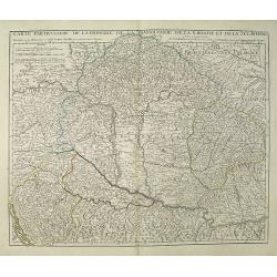 Carte Particuliere de la Hongrie de la Transilvanie de la Croatie et de la Sclavonie Dressée sur les Onservations de Mr. Le Comte Marsilli. . . Par G. Delisle.