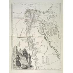 Carte de l'Egypte Ancienne et Moderne, dressee sur celle du R.P. Sicard et autres, assujetties aux observations astronomiques, par le Sr. Robert de Vaugondy