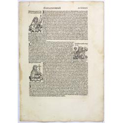 [Text page with Kings and Popes.] Sexta Etas Mundi CCXXXV