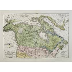 America Settentrionale disegnata dopi i viaggi di Lewis, Clarke, Parry e Franklin. . .