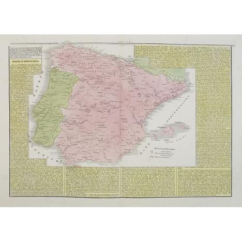 Old map image download for Spagna e Portogallo.