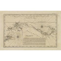 A map of the discoveries made by Captn. Willm. Dampier in the Roebuck in 1699.