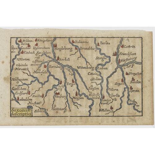 Old map image download for Saxoniae descriptio.
