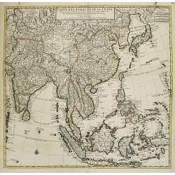 Carte des Indes et de la Chine Dressée . . .