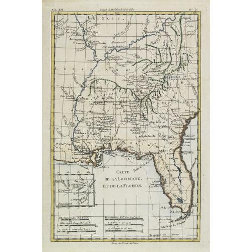 Carte de la Louisiane, et de la Floride.